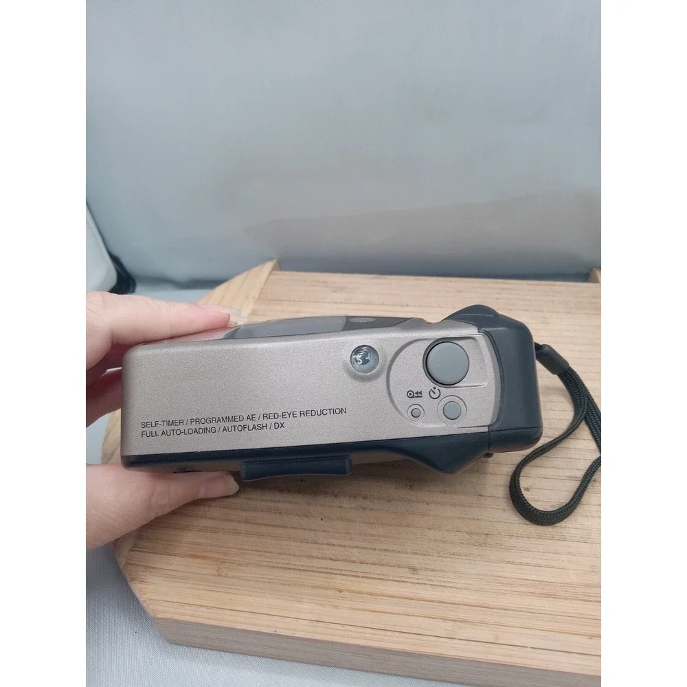 Minolta‎ AF50 Big Finder 35mm Point & Shoot Camera Sticker Faded On Back